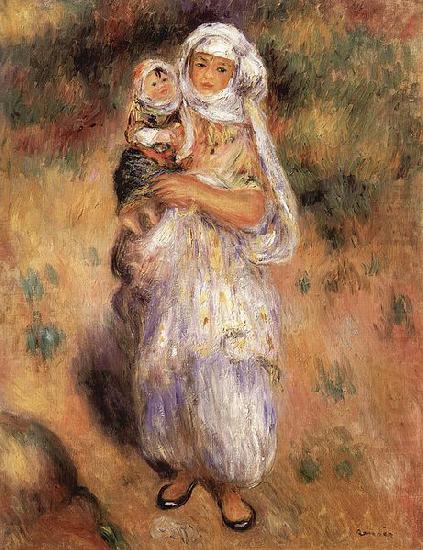 Algerierin mit Kind, Pierre-Auguste Renoir